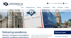Desktop Screenshot of denholm-transport.co.uk