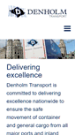 Mobile Screenshot of denholm-transport.co.uk